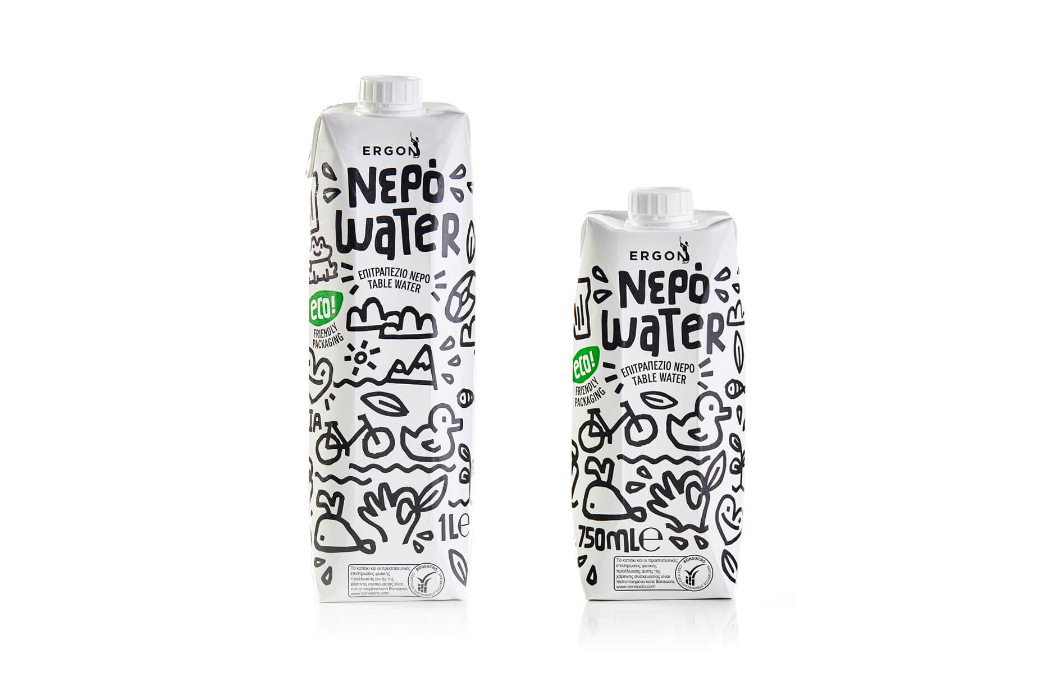 Boo Republic对额尔贡食品环保水包装设计的创新