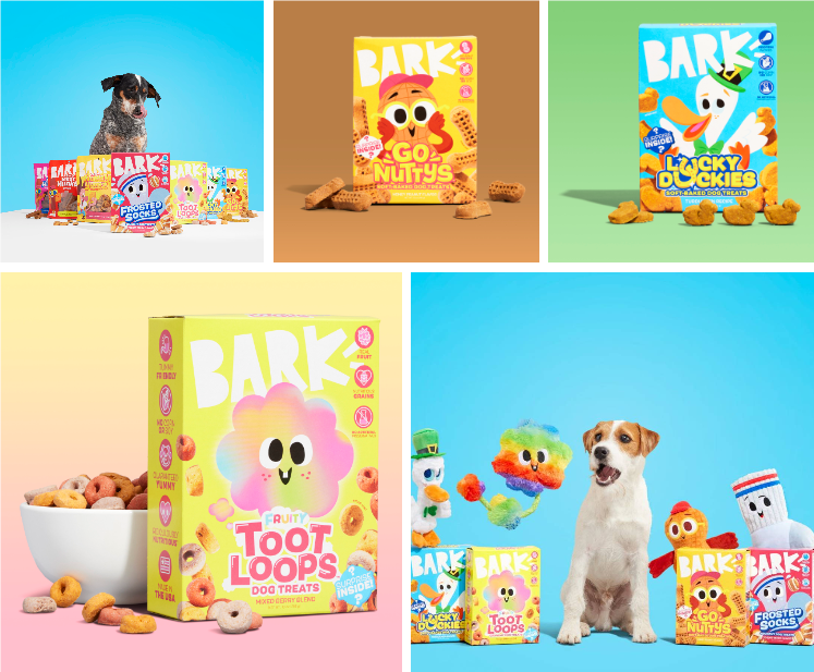 BARK’s In-House包装设计团队打造的宠物狗粮包装设计
