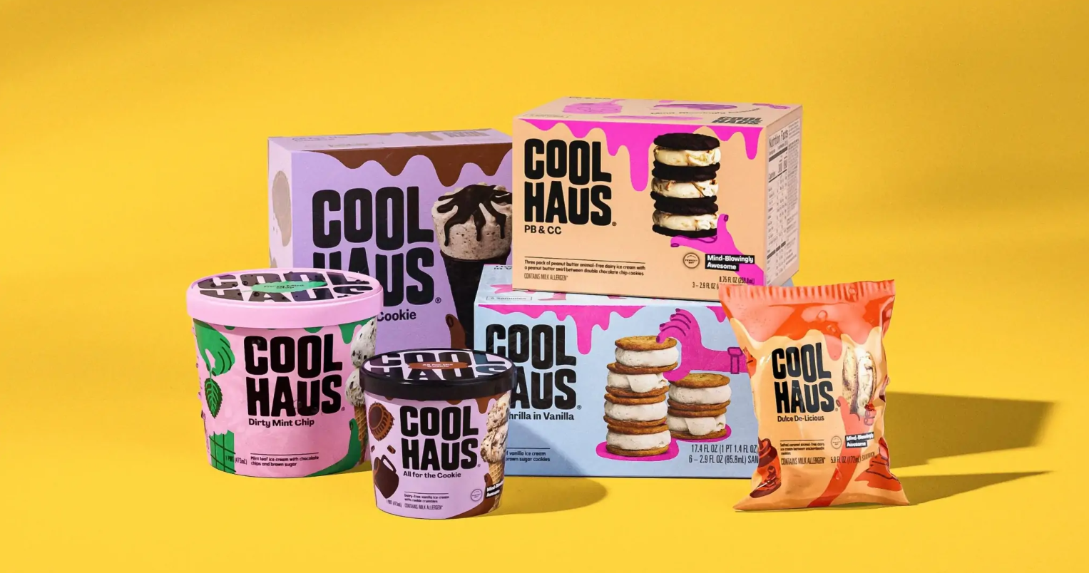 由&Walsh设计的 Coolhaus冰淇淋包装设计欣赏